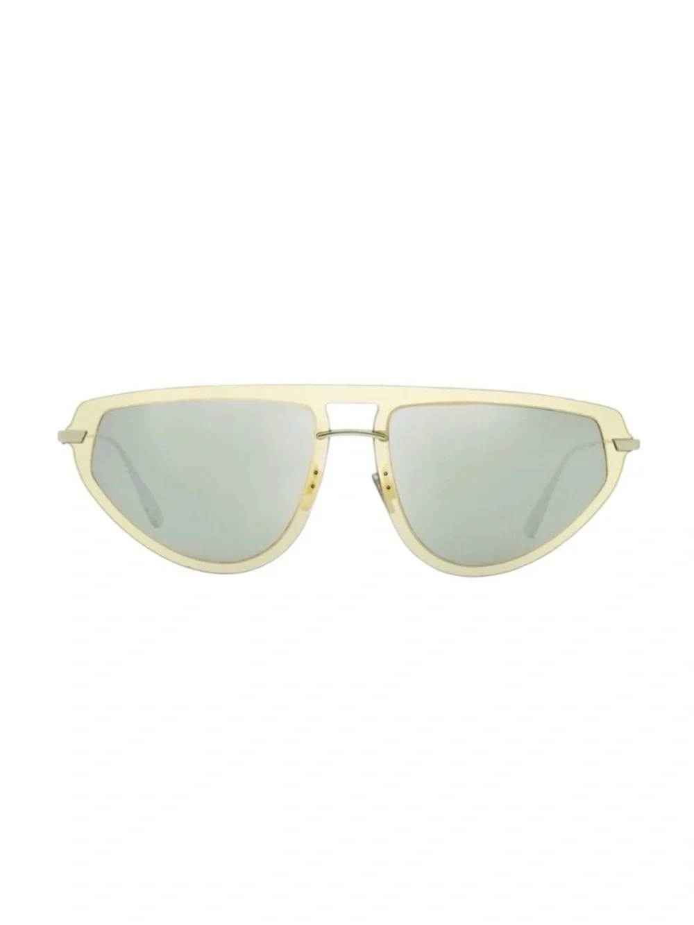 NWOB Dior 8310T Gold Tone Silver Mirrored Ultime 2 Sunglasses